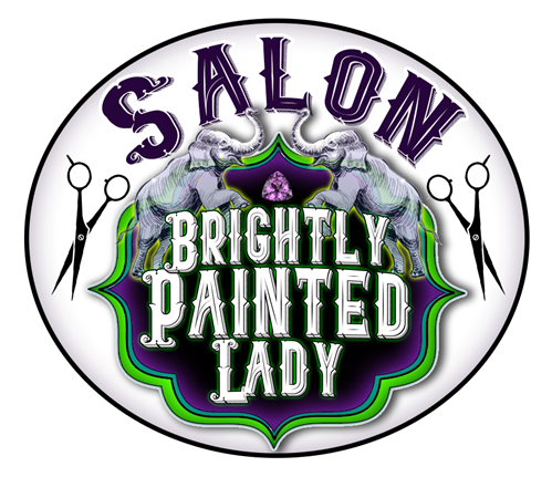 Brightly Painted Lady Salon