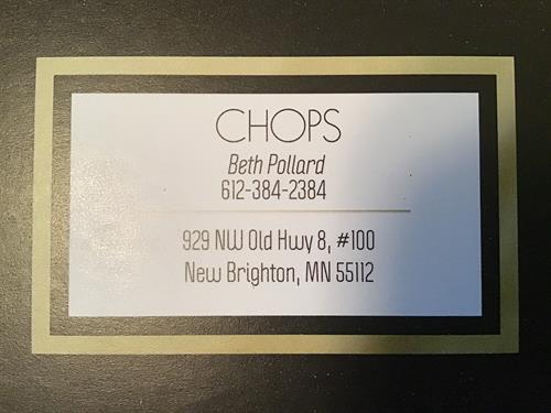 Beth Pollard at Chops Salon