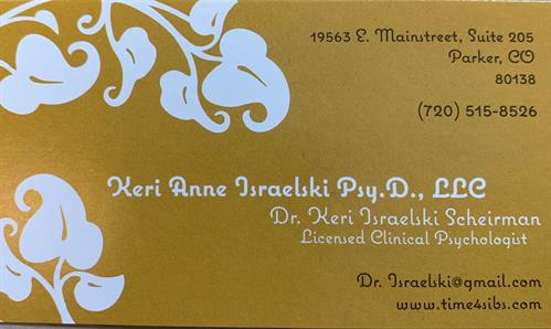 Keri Anne Israelski, Psy.D., LLC