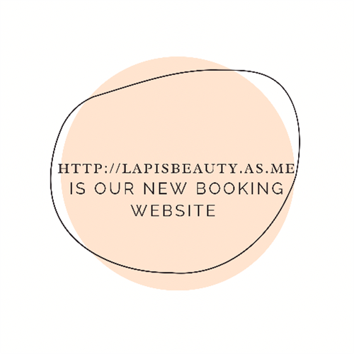 [New booking website] http://lapisbeauty.as.me is new booking link! This studio