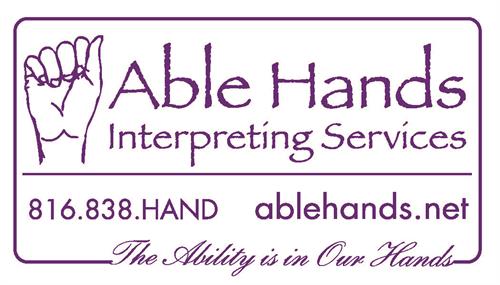 Able Hands Interpreting Services, LLC