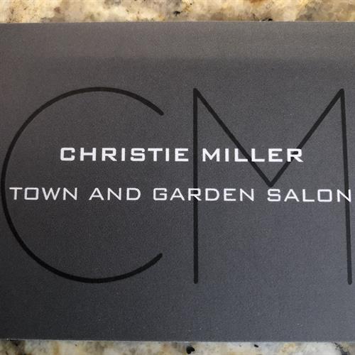Christie Miller @Town and Garden Salon